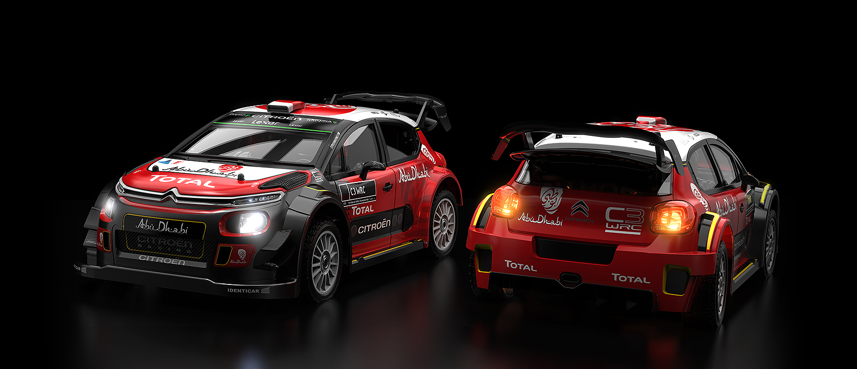 Hyper Go Citroen C3 WRC 1:7 - Beleuchtung
