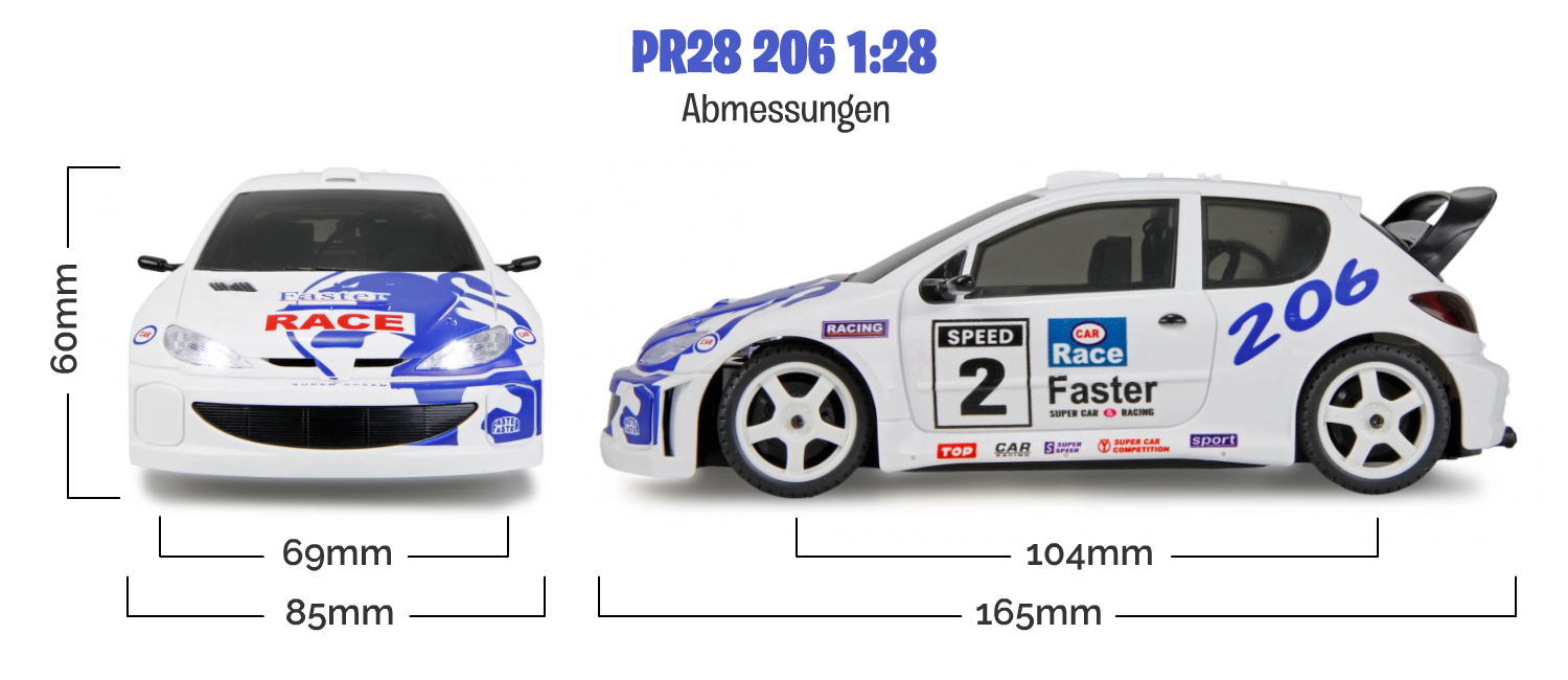 PR28 206 Abmessungen