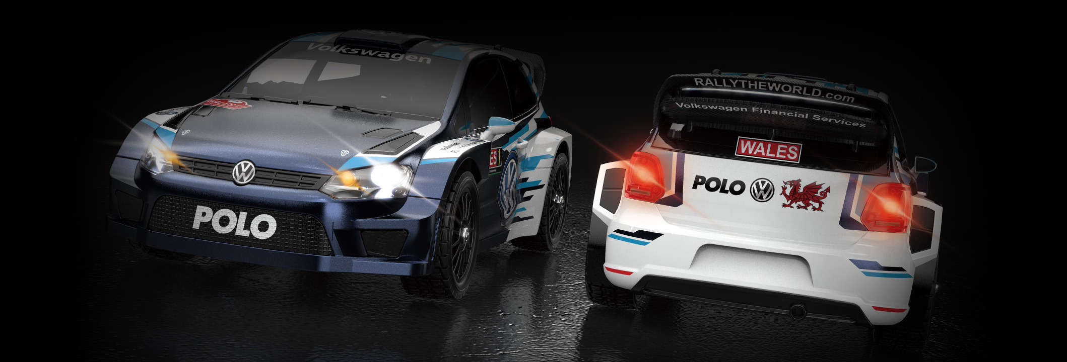 Hyper Go Volkswagen Polo R WRC Scale-Beleuchtung