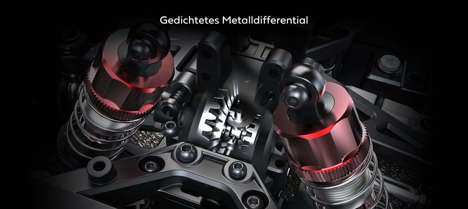Gedichtetes Metalldifferential