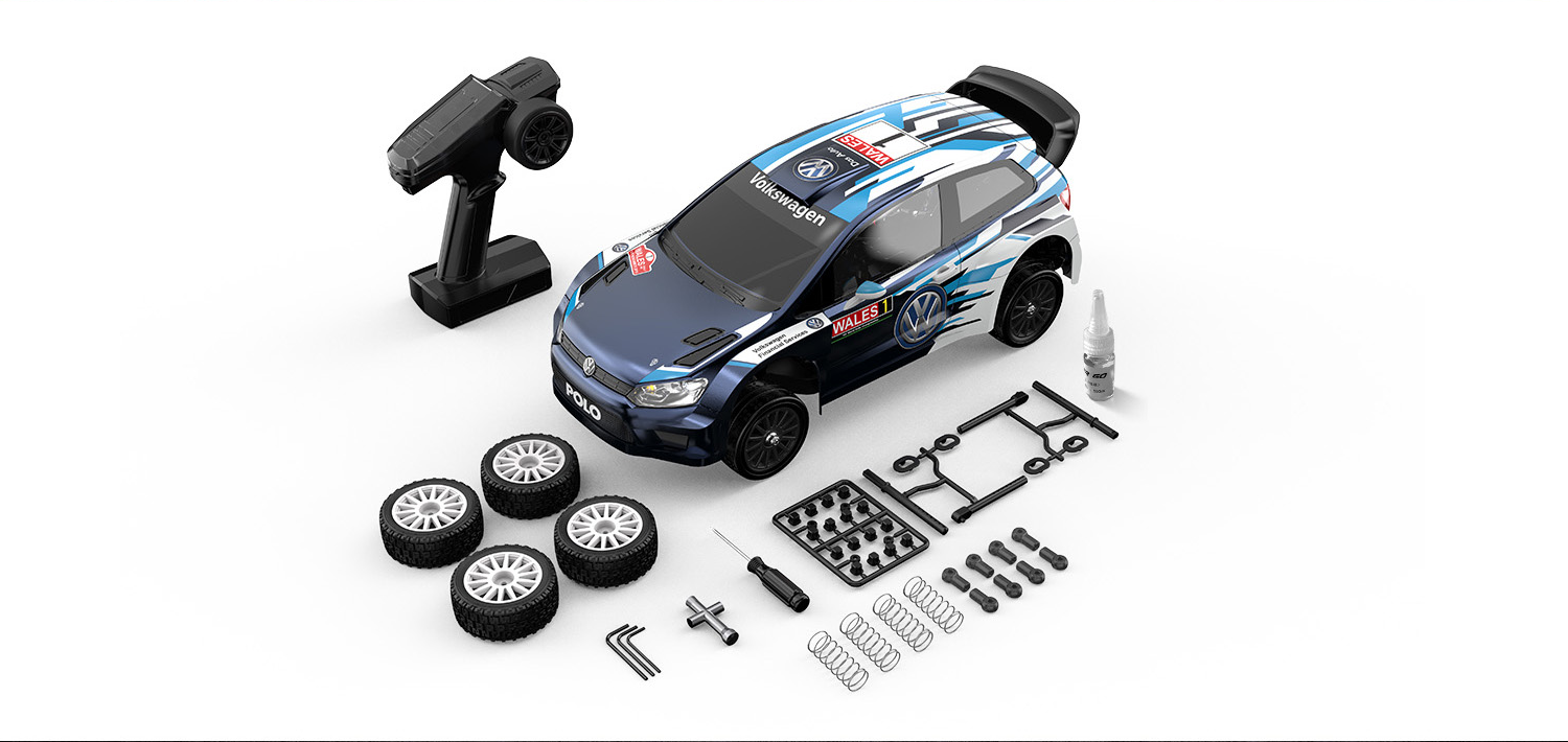 Hyper Go VW Polo R WRC 2015 1:10