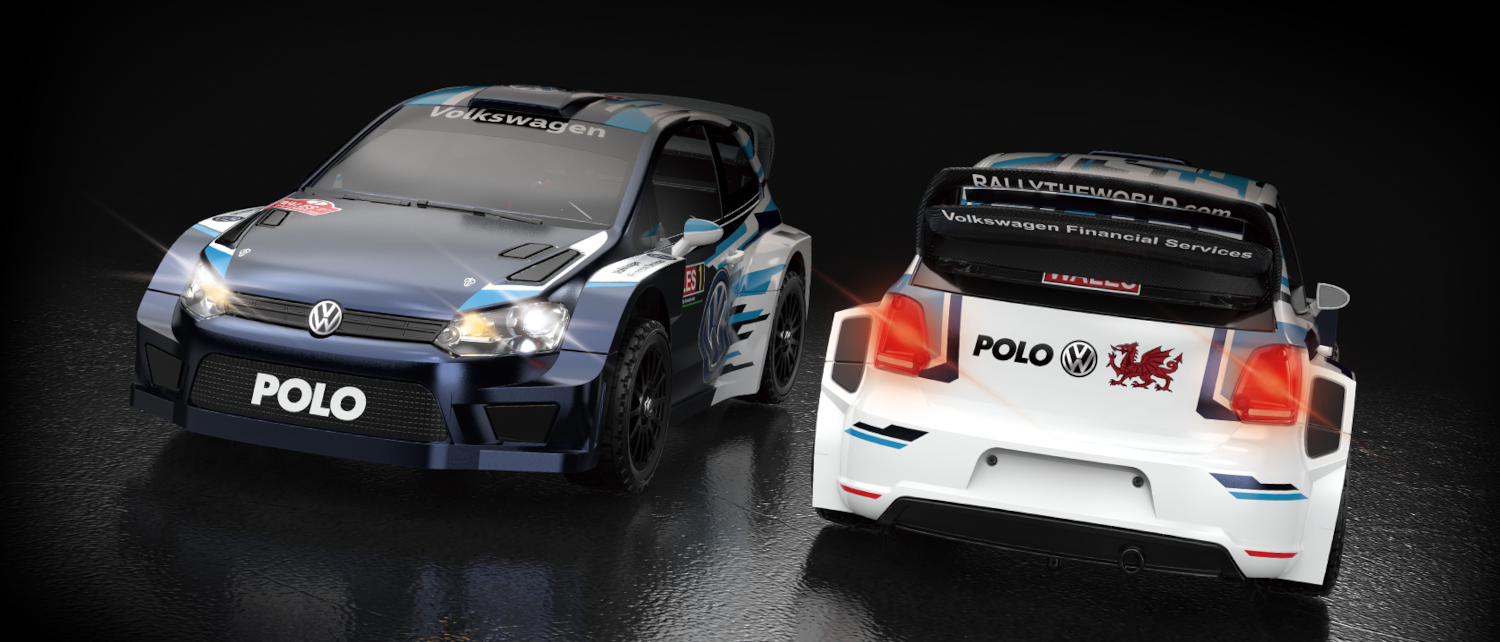 Hyper Go VW Polo R WRC 2015 Beleuchtung