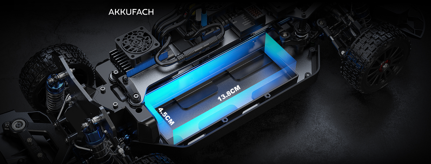 Hyper Go VW Polo R WRC 2015 1:10 Akkufach