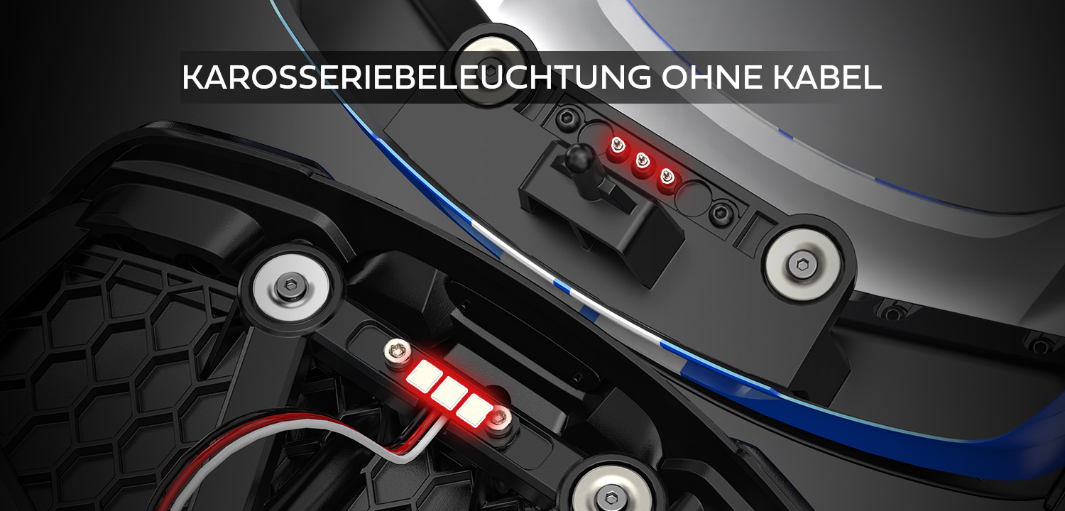 Karosseriebeleuchtung ohne Kabelverbindung Hyper Go Ford Mustang Shelby GT500