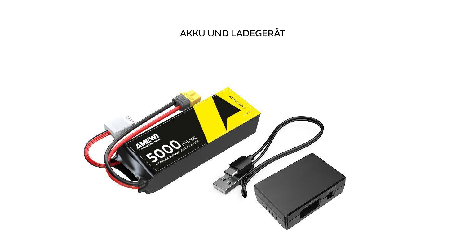Akku und Ladegerät Hyper Go Ford Mustang Shelby GT500