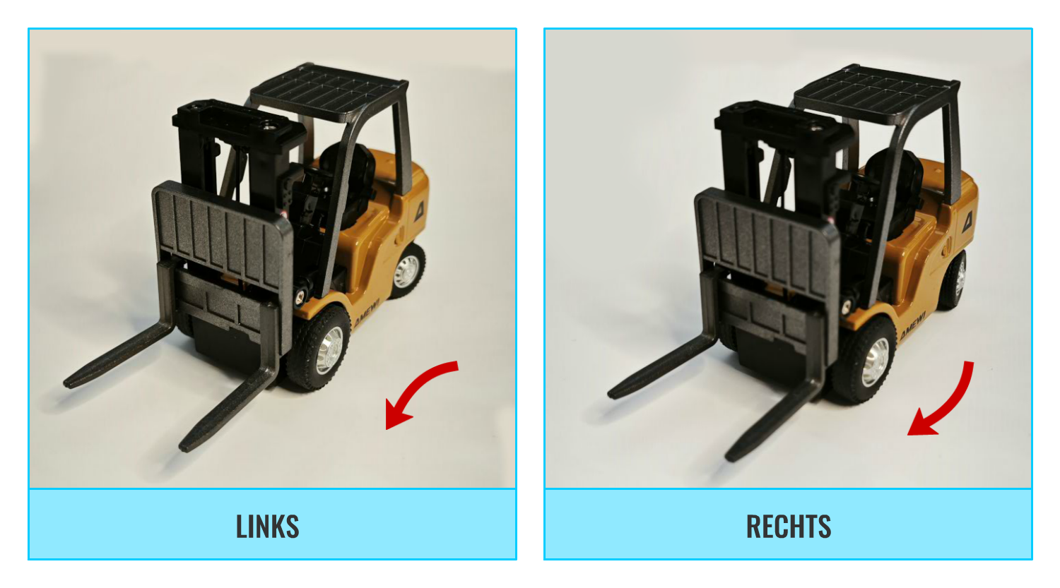 Amewi Mini-Gabelstapler Fahrfunktion links und rechts