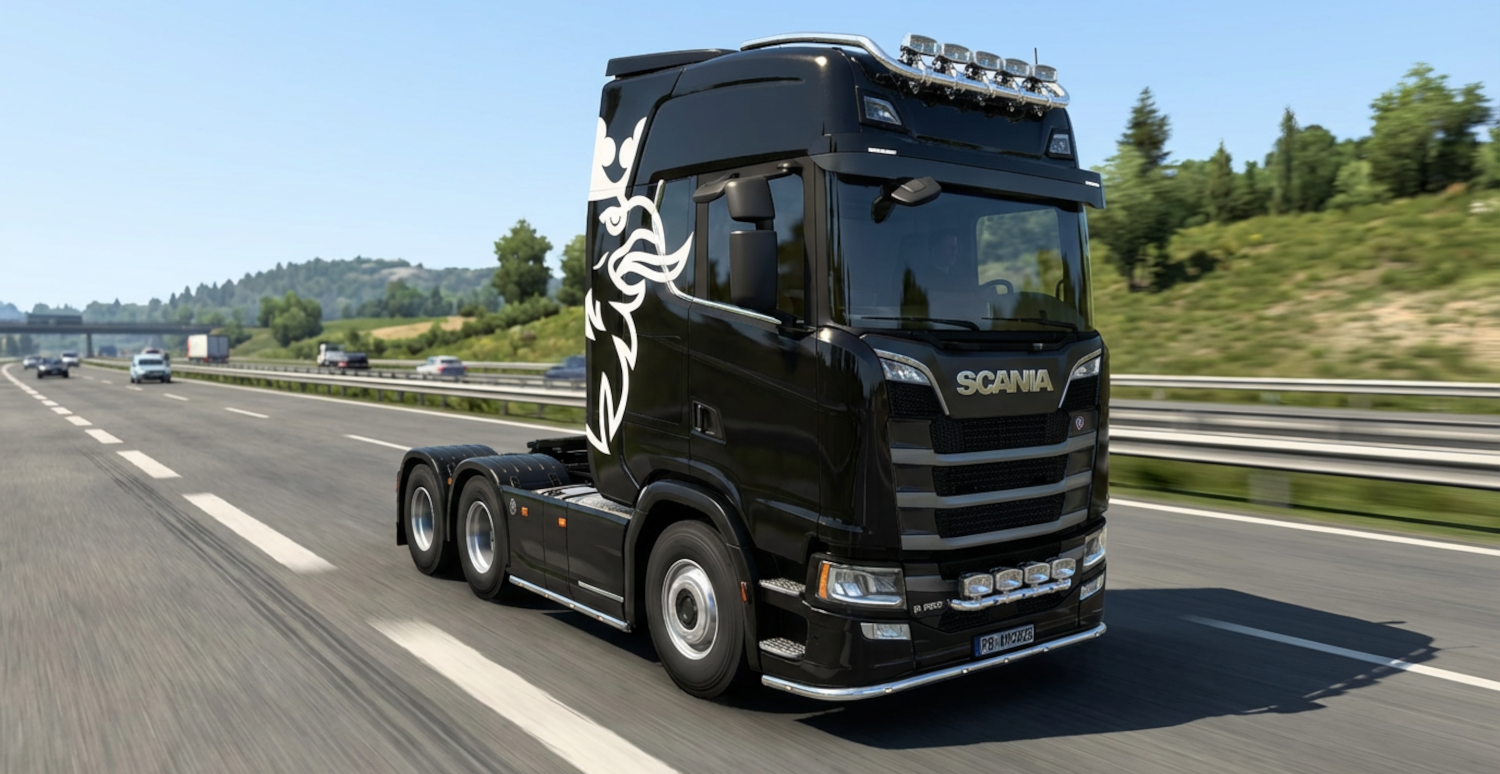 Scania 770 S Beleuchtung eingeschaltet