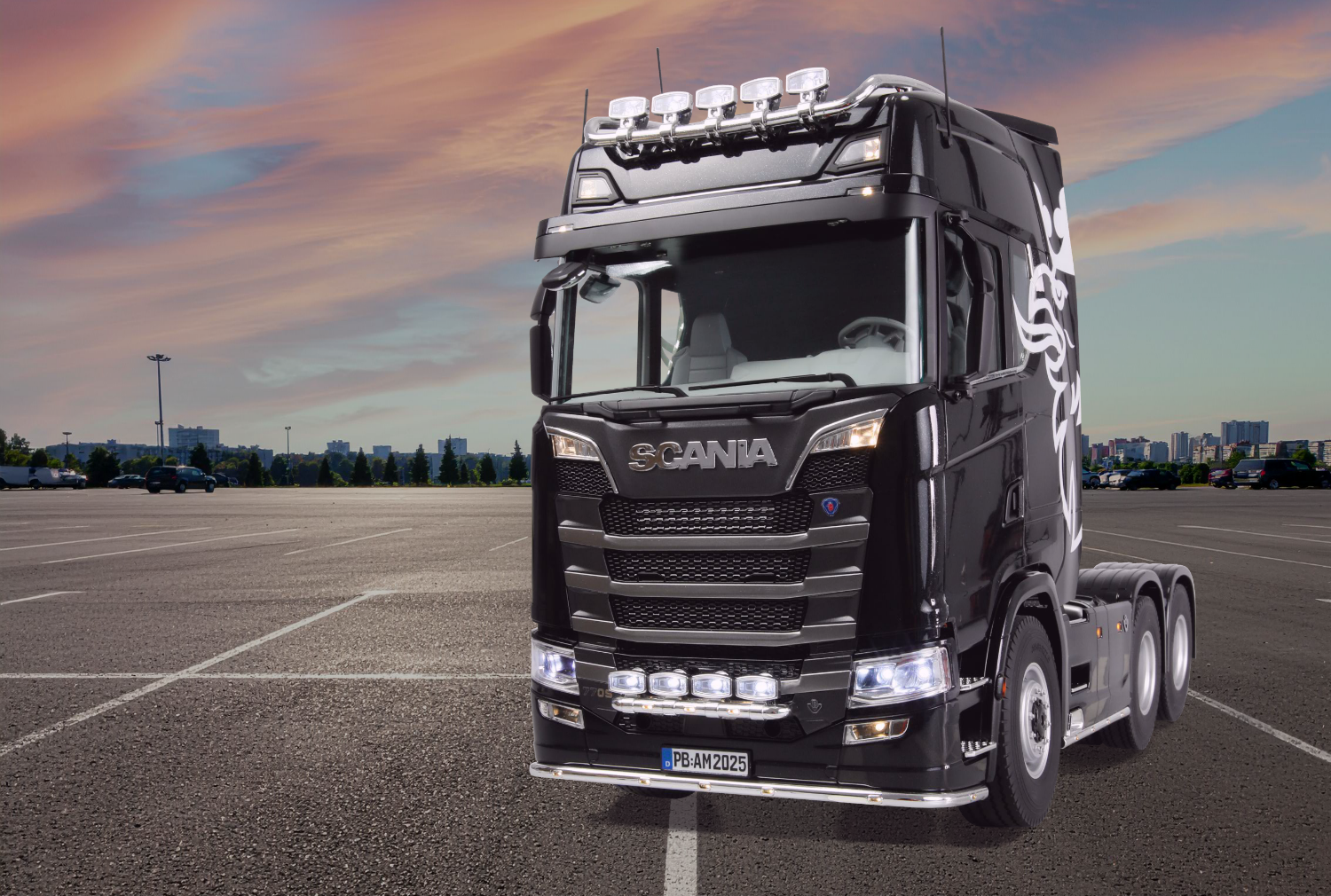 Scania 770 S Beleuchtung eingeschaltet