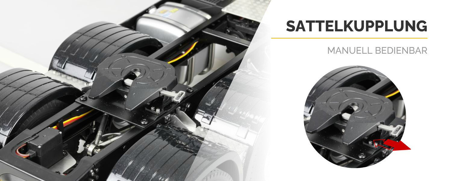 Scanie 770 S manuell bedienbare Sattelkupplung