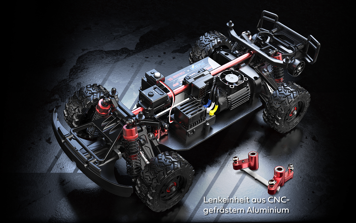 Hyper Go Short Course Truck 1:14 Chassis