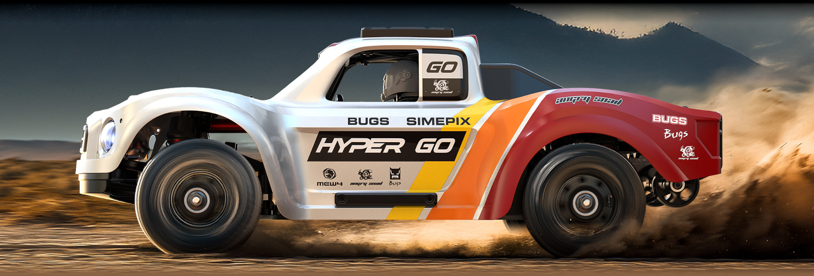 Hyper Go Short Course Truck 1:14 Seitenansicht