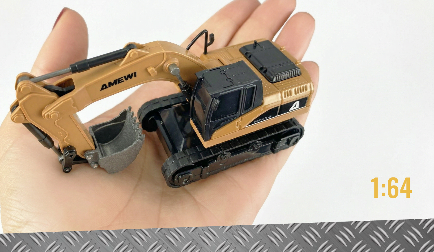 22744 Mini-Bagger proportional Größe