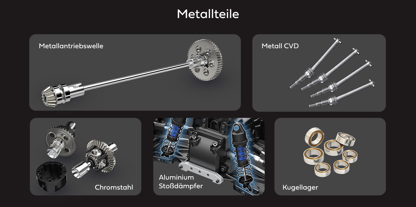 Hyper Go MTX12 Metallteile