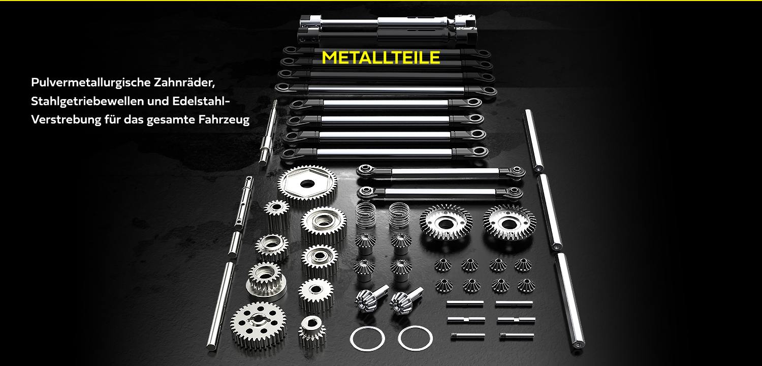 Hyper Go Ford Bronco R Baja 1000 Metallteile