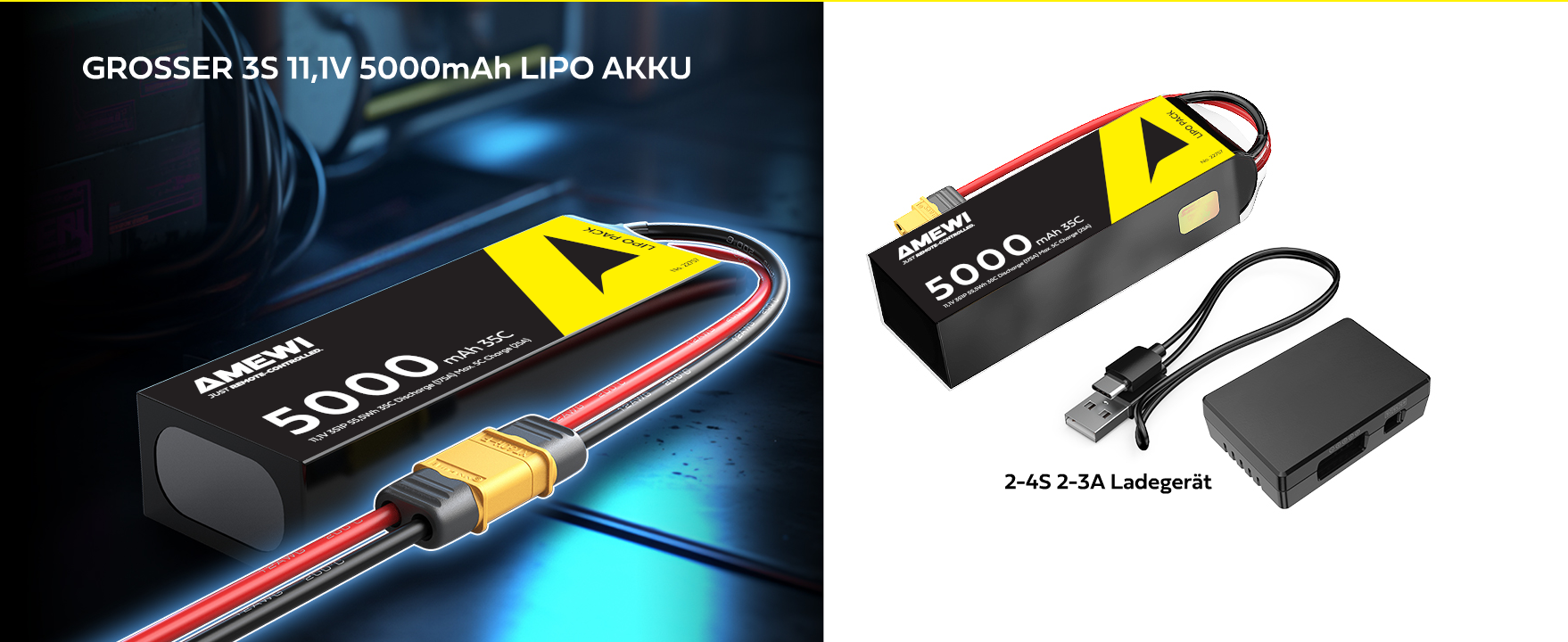 Hyper Go Ford Bronco R Baja 1000 3S LiPo Akku