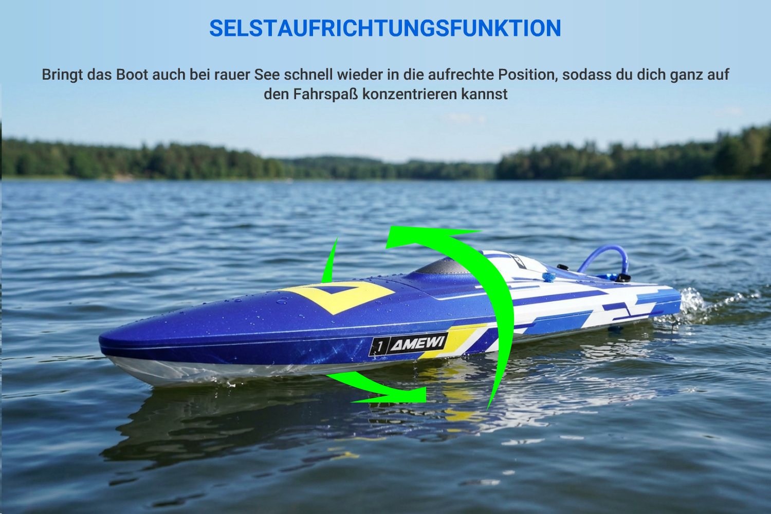 Amewi Marlin S5 Selbstaufrichtungsfunktion