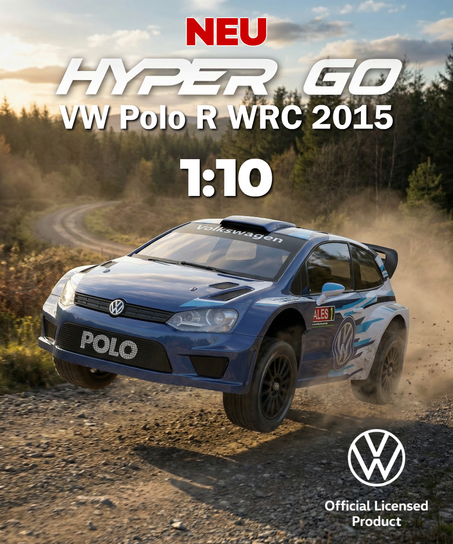 Hyper Go VW Polo R WRC 2015 1:10