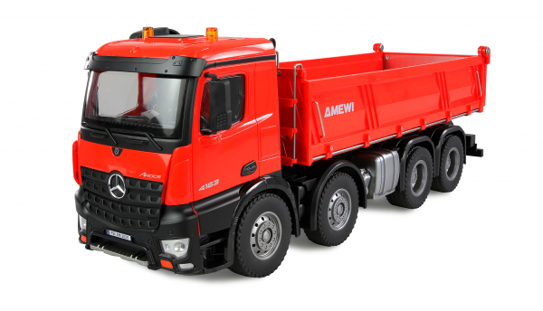 Amewi Mercedes-Benz Arocs Muldenkipper 8x4/4 4WD 1:18 RTR rot