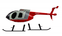 Rumpf Set Amewi MD500E Zivil