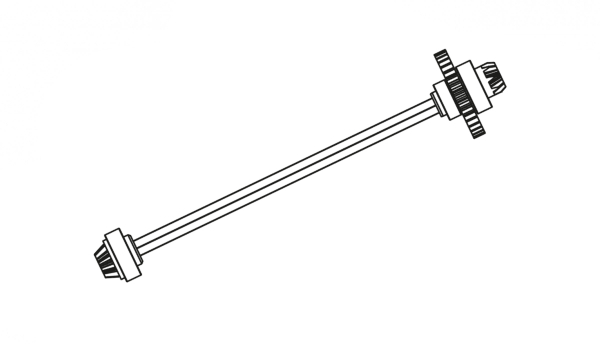 Mittleres Antriebswellen Set mit Hauptzahnrad Hyper Go MTX20