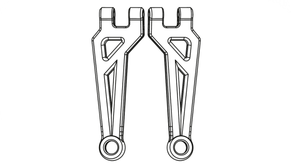 Vordere untere Querlenker Hyper Go MTX20