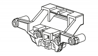 Hintere Dämpferbrücke Hyper Go MTX20