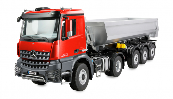 Amewi Mercedes-Benz Arocs Sattelzug mit Kippauflieger 4x4 1:14 RTR rot