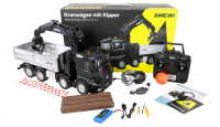 Amewi Mercedes-Benz Arocs Kranwagen mit Kipper 8x4/4 1:18...