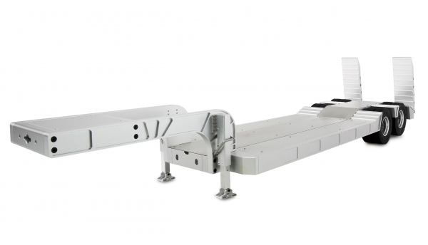 Double E Tieflader-Sattelauflieger mit Doppelachse aus Aluminium 1:14 Bausatz