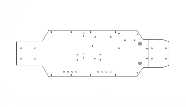 Chassisplatte Hyper Go 1:7