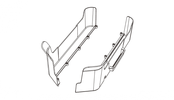 Chassis-Seitenschutz Hyper Go 1:7