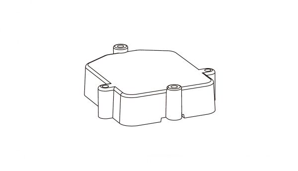 ESC Montageplatte Hyper Go 1:7