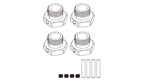 Radmitnehmer Set Hyper Go 1:7
