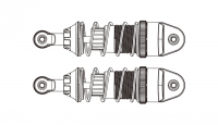 Vordere Stoßdämpfer, 2 Stück Hyper Go 1:7