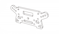Hintere Dämpferbrücke Hyper Go 1:7