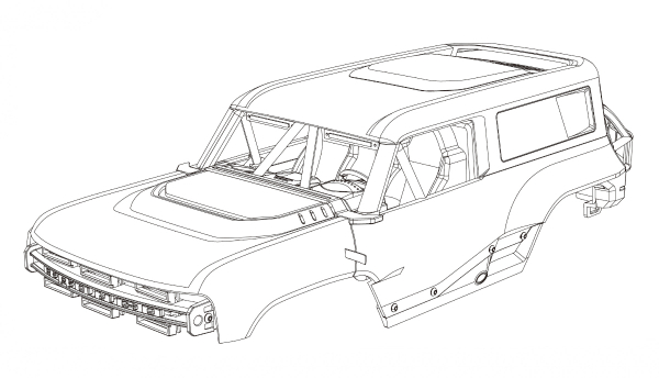 Karosserie Hyper Go Ford Bronco
