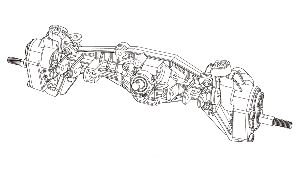 Vorderachse Hyper Go SC