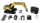 Amewi G705E Bagger Metall 1:14 RTR gelb