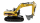 Amewi G705E Bagger Metall 1:14 RTR gelb