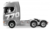 Scania 770 S V8 Truck Zugmaschine 6x4 1:18 RTR silber