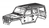 Karosserie Mini-Crosstrail CT16 rot