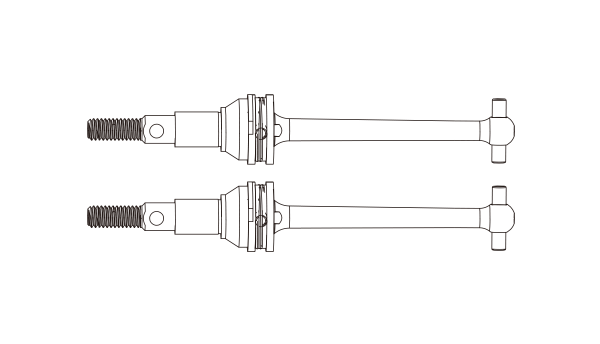 CVD-Antriebswellen 1:10 Onroad Hyper Go