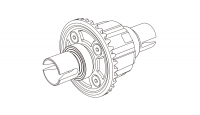 Hinteres Differential 1:10 Onroad Hyper Go