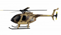 Amewi AFX MD500E Militär brushless 4-Kanal 325mm Helikopter 6G RTF braun