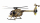 Amewi AFX MD500E Militär brushless 4-Kanal 325mm Helikopter 6G RTF braun
