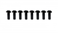 Rundkopfschrauben M3x8mm, 8 Stück