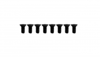 Senkkopfschrauben M2,5x6mm, 8 Stück