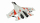 SU-27 Flugzeug 3 Kanal 2,4GHz RTF Gyro