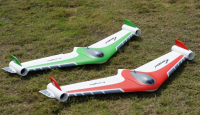 Amewi Eagle Twin 40mm EDF Nurflügler rot