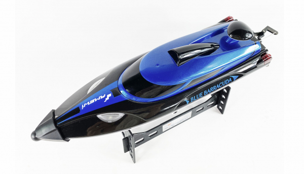 RC monster blauwe haai auto met licht